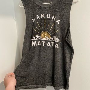 Hakuna Matata tank- worn twice